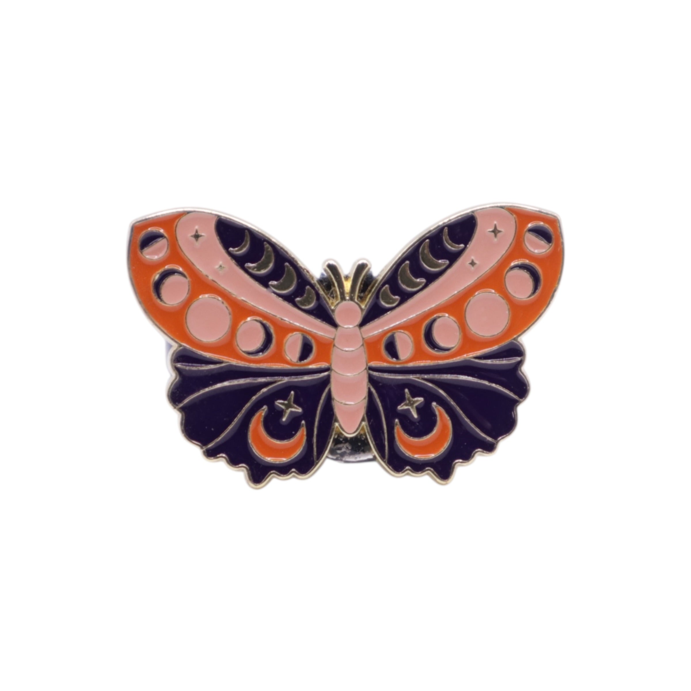 Orange and Purple Butterfly