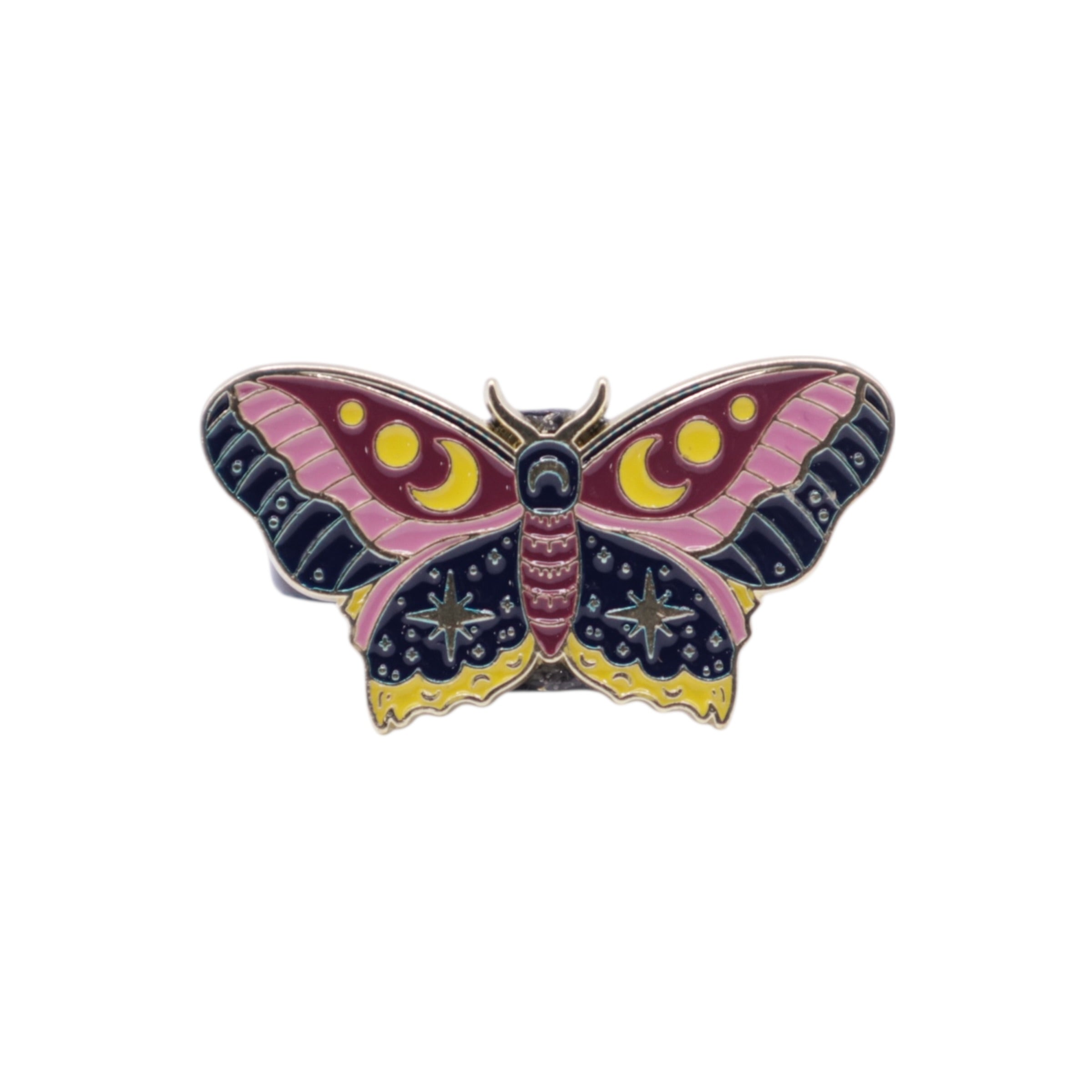 Yellow and Purple Butterfly