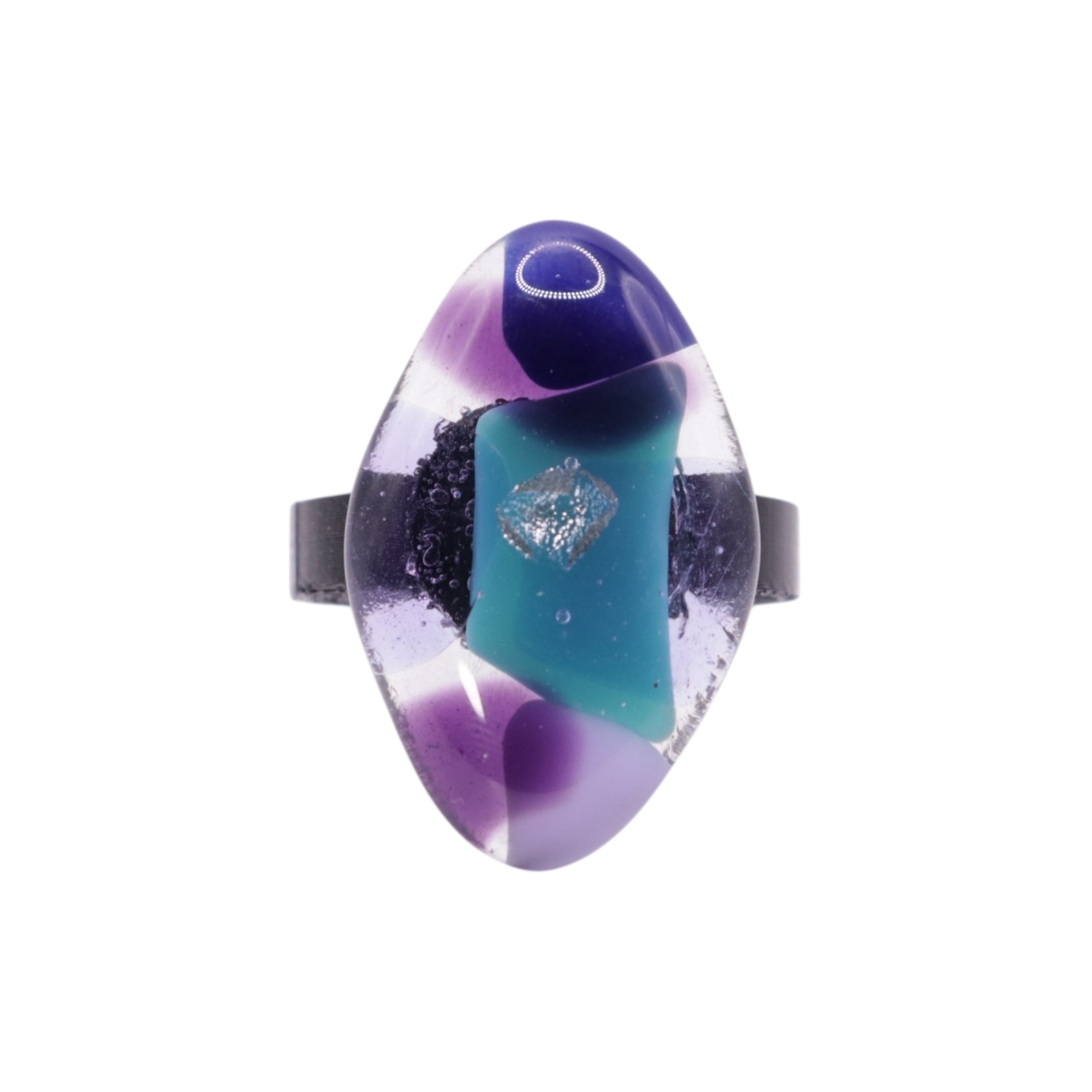 Blue and Purple Abstract