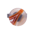 Orange and White Stone
