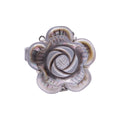 Grey Flower Brooch